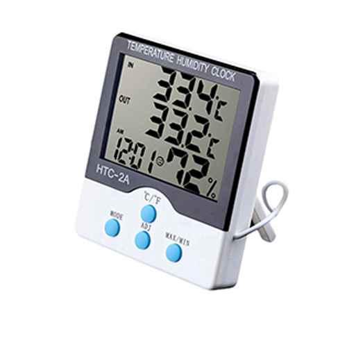 دماسنج و رطوبت سنج و ساعت رومیزی و دیواری مدل HTC-2A دماسنج و رطوبت سنج و ساعت رومیزی و دیواری مدل HTC-2A
