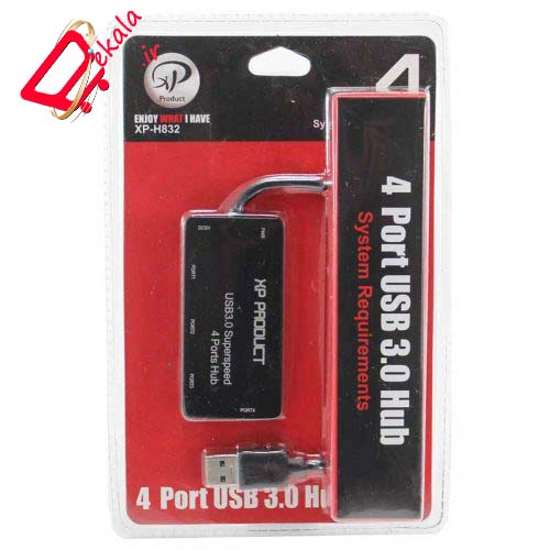 هاب XP-H832 4-Port USB3.0 Hub