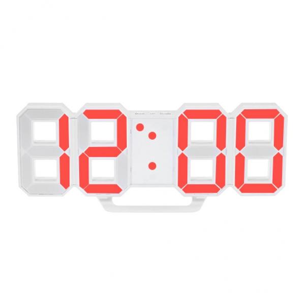 ساعت دیواری و رومیزی بدنه سفید مدل X Segment Clock