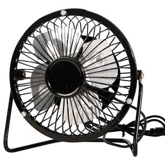 مینی پنکه رومیزی فلزی USB Fan