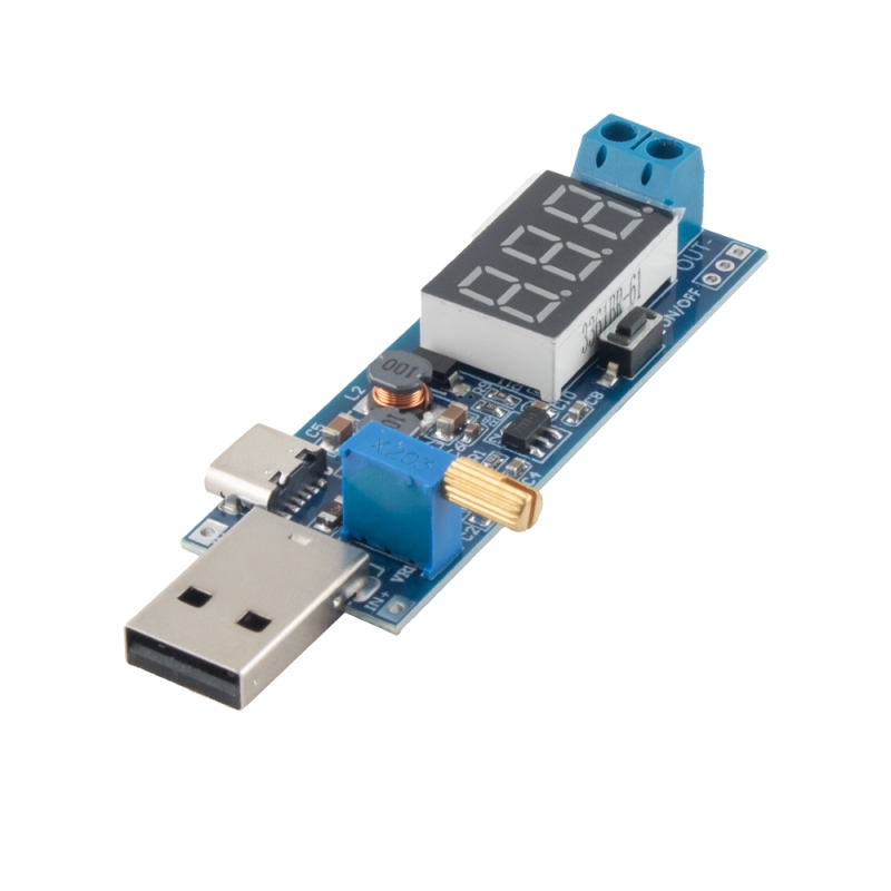 مبدل تنظیم ولتاژ شارژ USB و TYPE-C