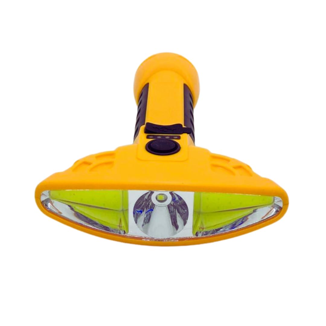 چراغ قوه دستی شارژی سه لامپه COB+LED مدل ZJ-1358