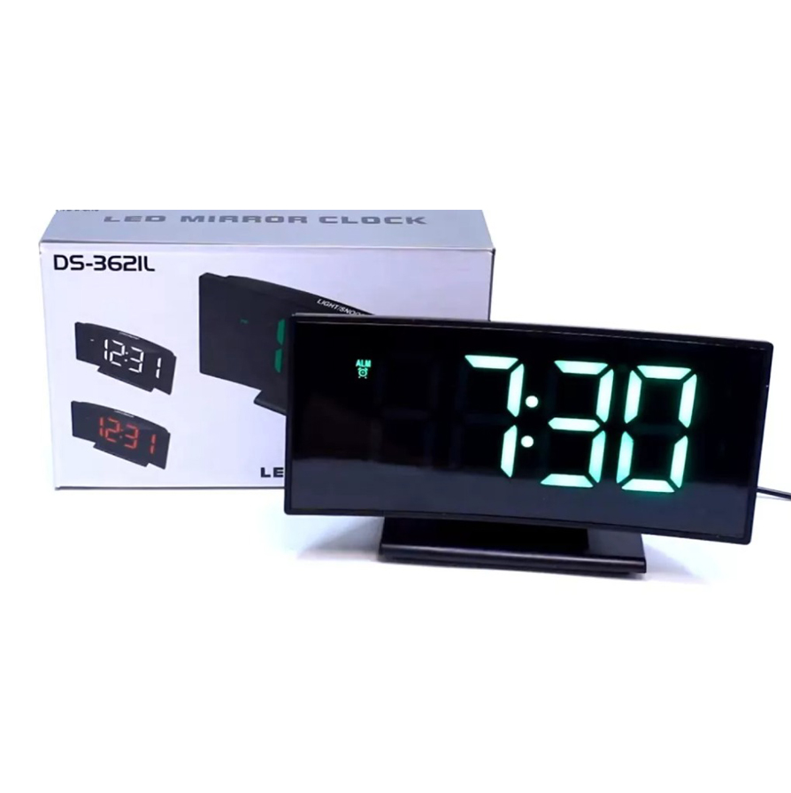 ساعت و دماسنج دیجیتالی رومیزی برند gaosiio مدل DS-3621L