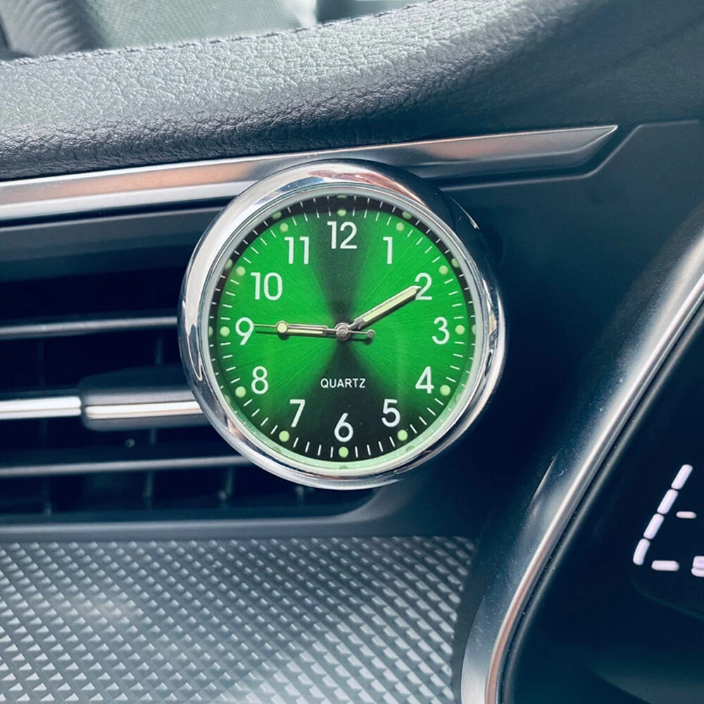 ساعت خودرو عقربه ای اسپورت 4cm سبز بدنه فلزی