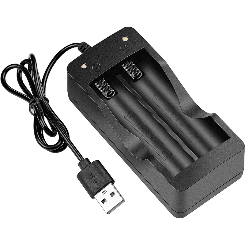 شارژر باتری لیتیوم - یون 18650 دوبل USB