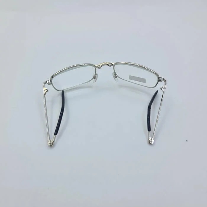عینک ذره بینی مطالعه فریم فلزی تاشو