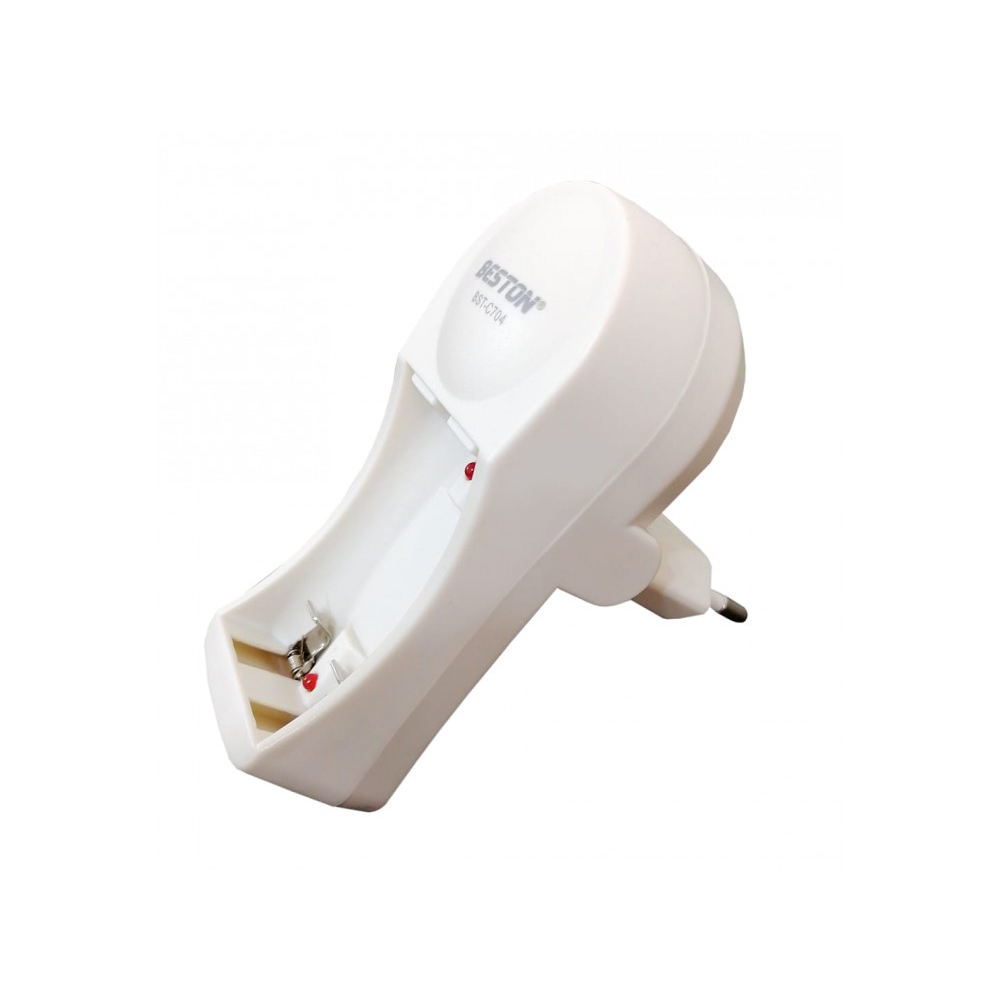 شارژر چند کاره باتری قلمی و نیم قلمی دوتایی BST-C704 مارک Beston