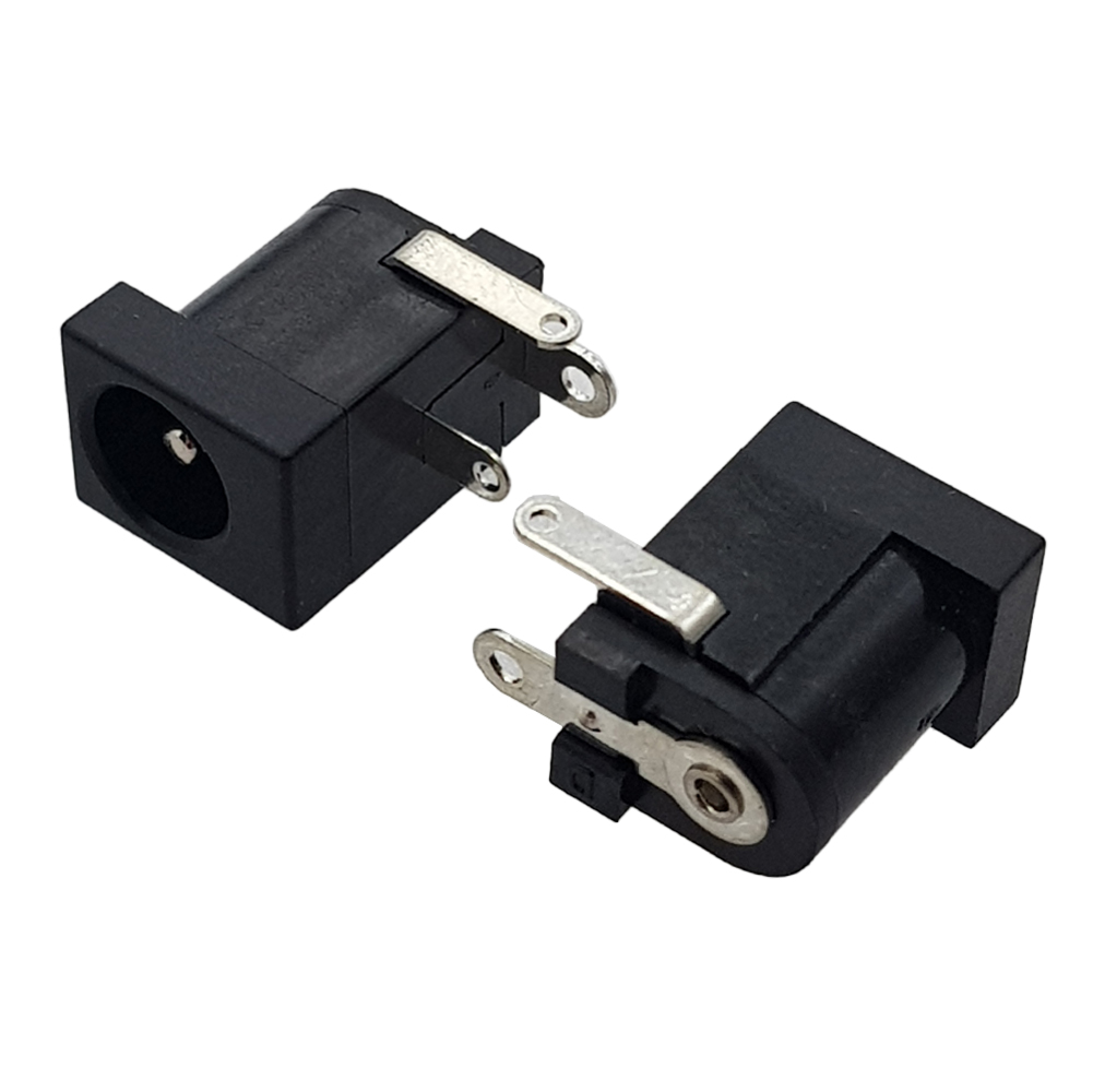 جک آداپتوری مادگی مشکی استاندارد 5.5x2.1 مدل DC-005