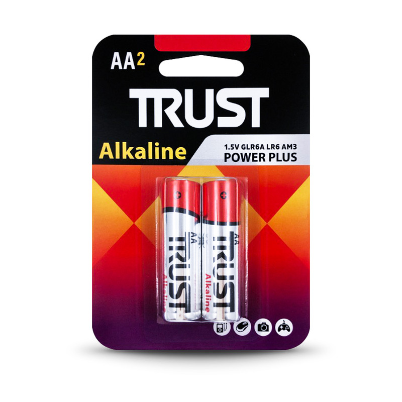 باتری قلمی آلکالاین Alkaline دوتایی مارک TRUST
