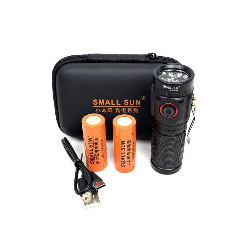 چراغ قوه دو باتری SMALL SUN اسمال سان 3 چیپ مدل W5182