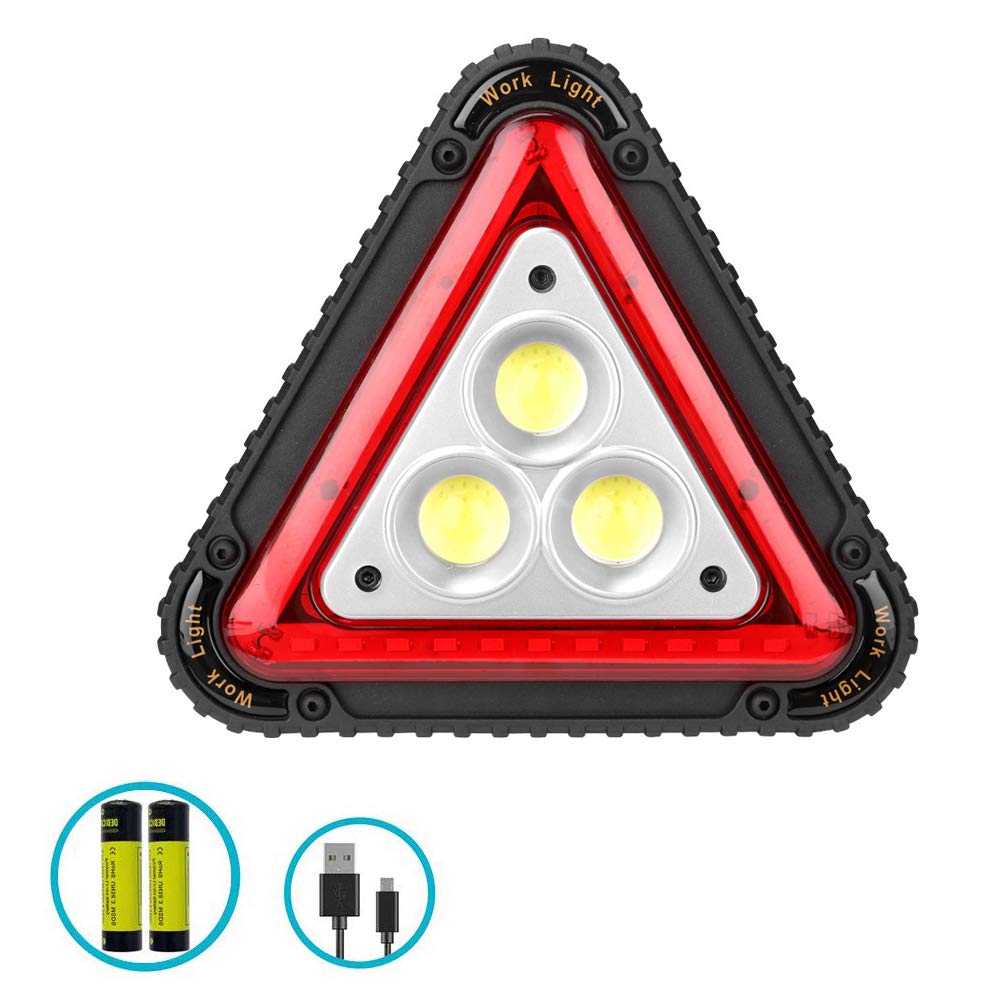 چراغ خطر مثلثی شارژی چندکاره مدل W842