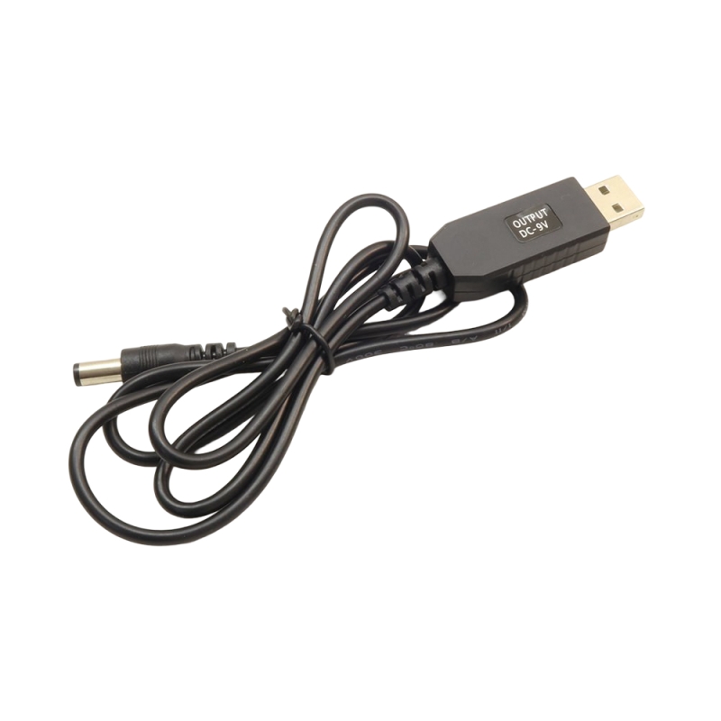 کابل USB افزاینده ولتاژ DC با خروجی 9 ولت 9V-500mA