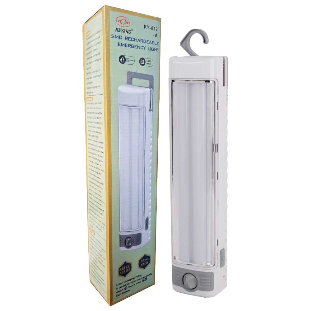 چراغ اضطراری مهتابی شارژی ولوم دار کیانگ KEYANG مدل KY-817