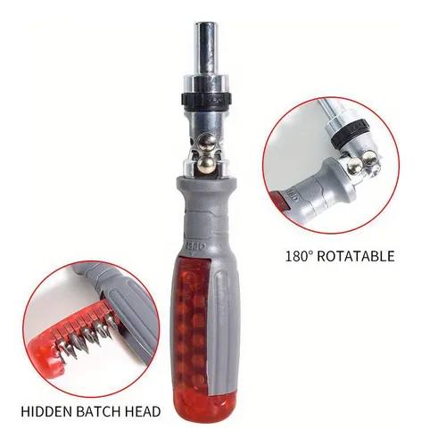 ست پیچ گوشتی جغجغه ای 6122 مدل تاشو بسته 12 عددی