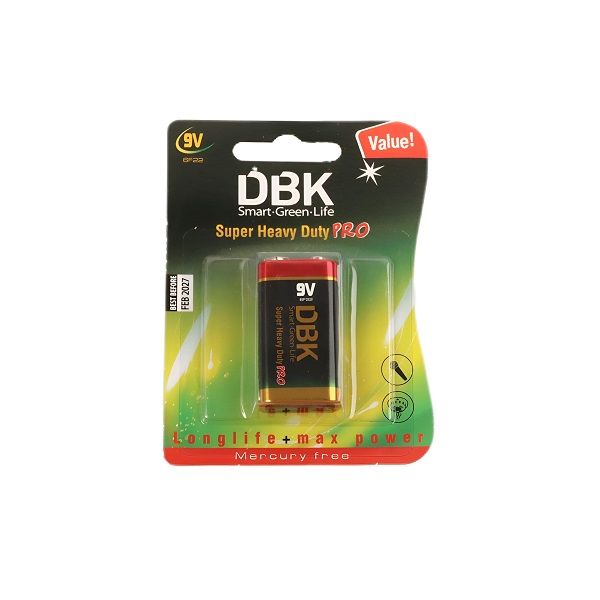 باتری کتابی 9 ولت مارک DBK