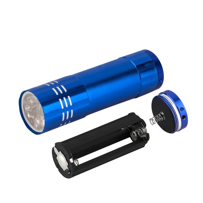چراغ قوه 9LED باتری خور