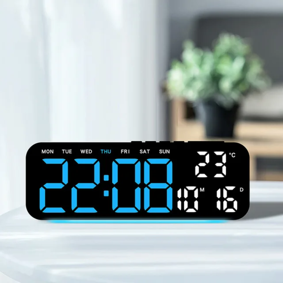 ساعت LED دیجیتالی رومیزی بک لایت دار مدل 95 با نمایشگر دما و تقویم