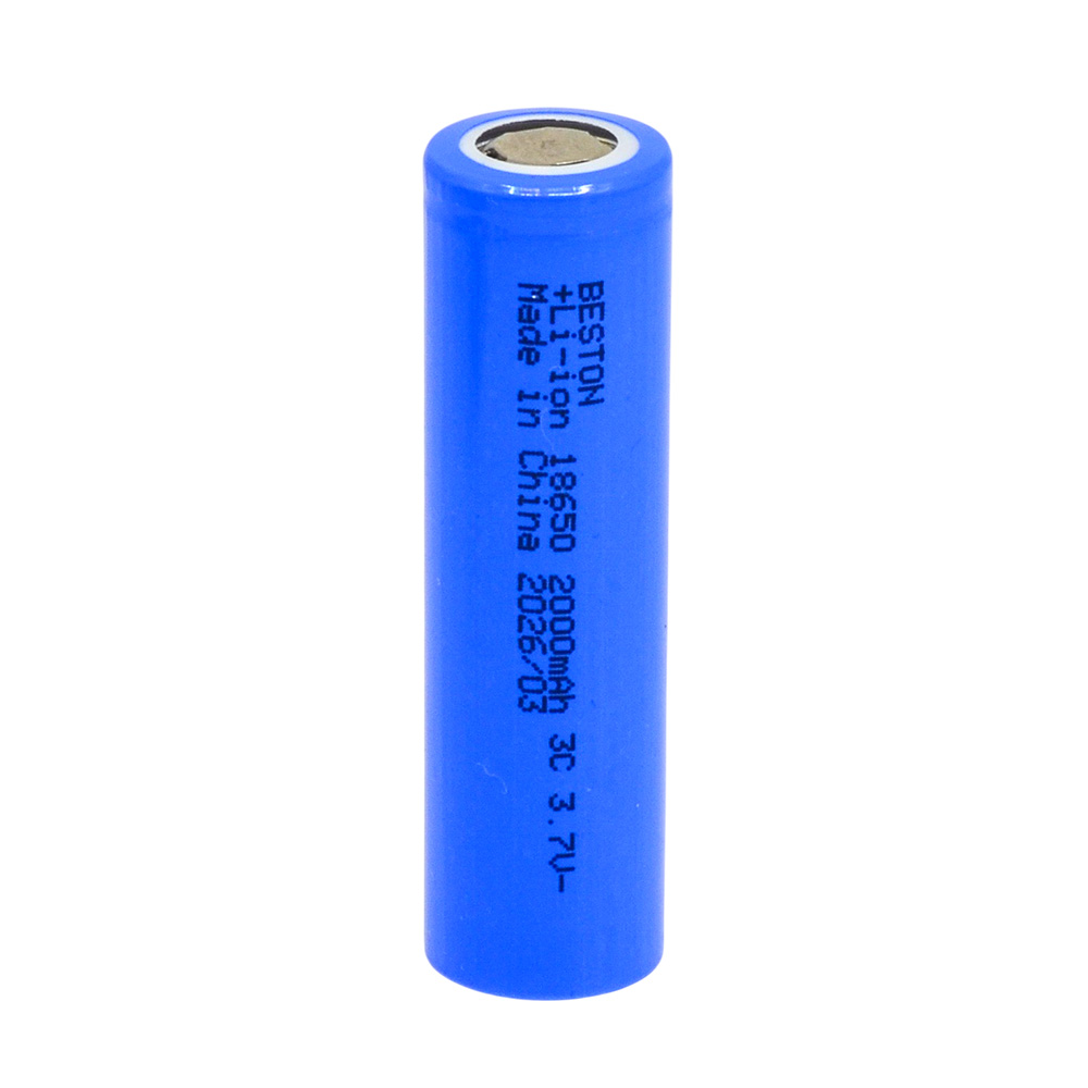 باتری لیتیوم یون 3.7v سایز 18650 2000mAh مارک BESTON ضریب جریان 3C